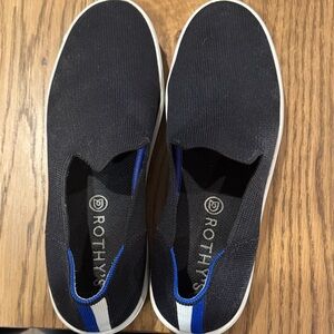 Rothy's women’s  Black and Blue Loafers